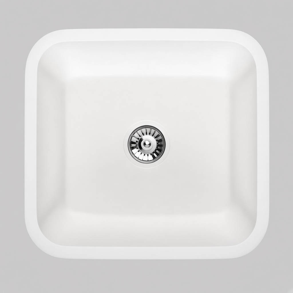 400mm Wide Composite Solid Surface Sink